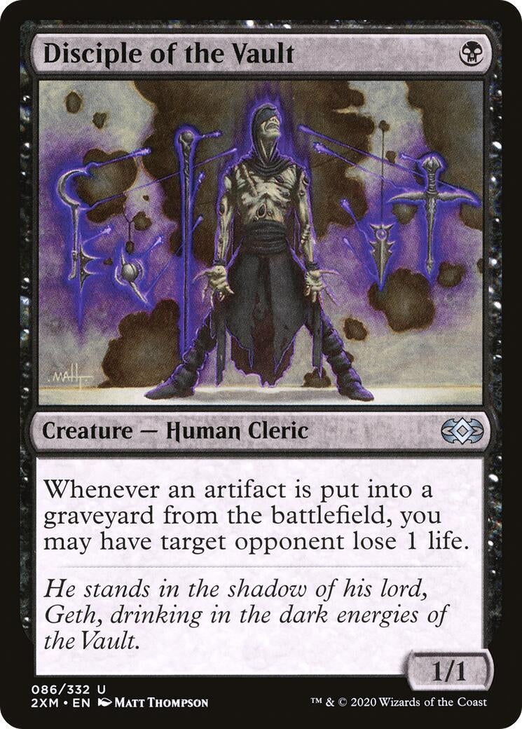 Image for Disciple of the Vault (86) (Double Masters) - Magic: The Gathering