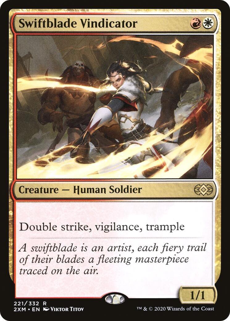 Image for Swiftblade Vindicator (221) (Double Masters) - Magic: The Gathering