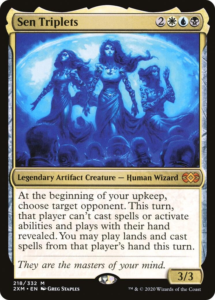 Image for Sen Triplets (218) (Double Masters) - Magic: The Gathering