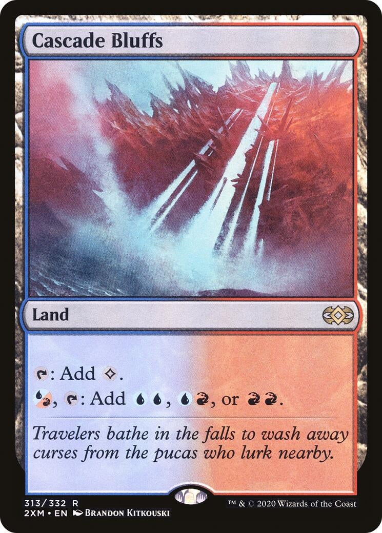 Image for Cascade Bluffs (313) (Double Masters) - Magic: The Gathering