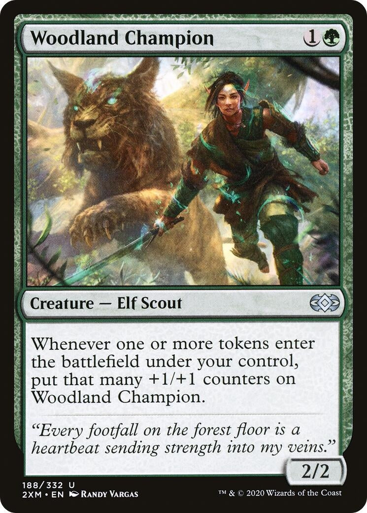 Image for Woodland Champion (188) (Double Masters) - Magic: The Gathering