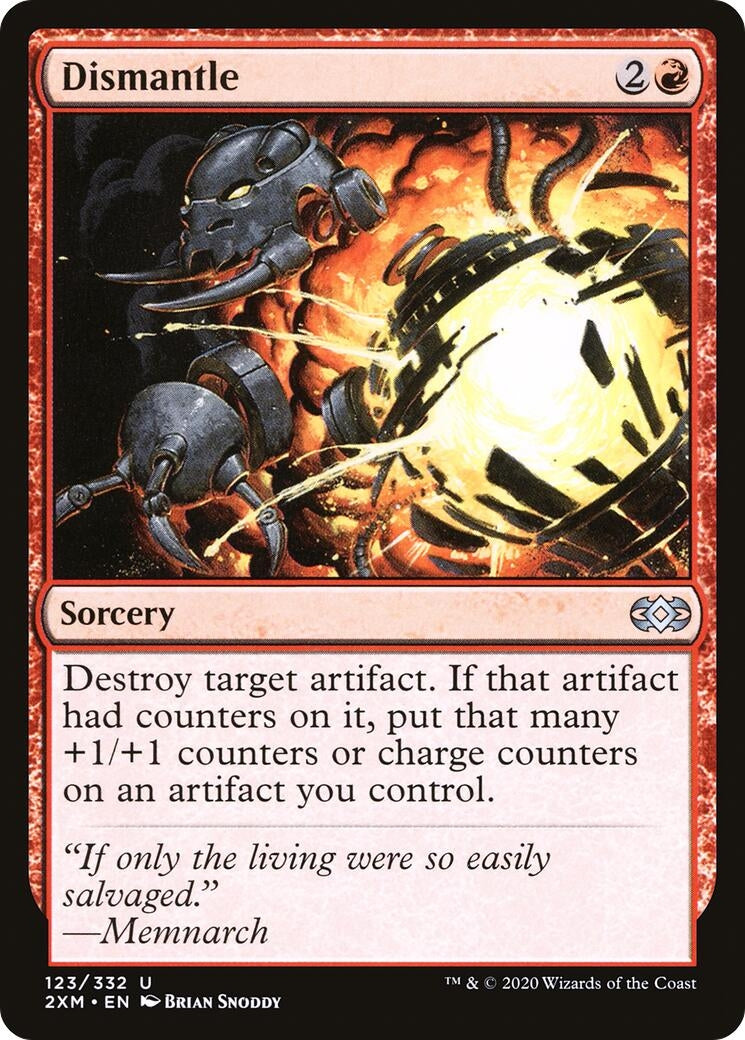 Image for Dismantle (123) (Double Masters) - Magic: The Gathering