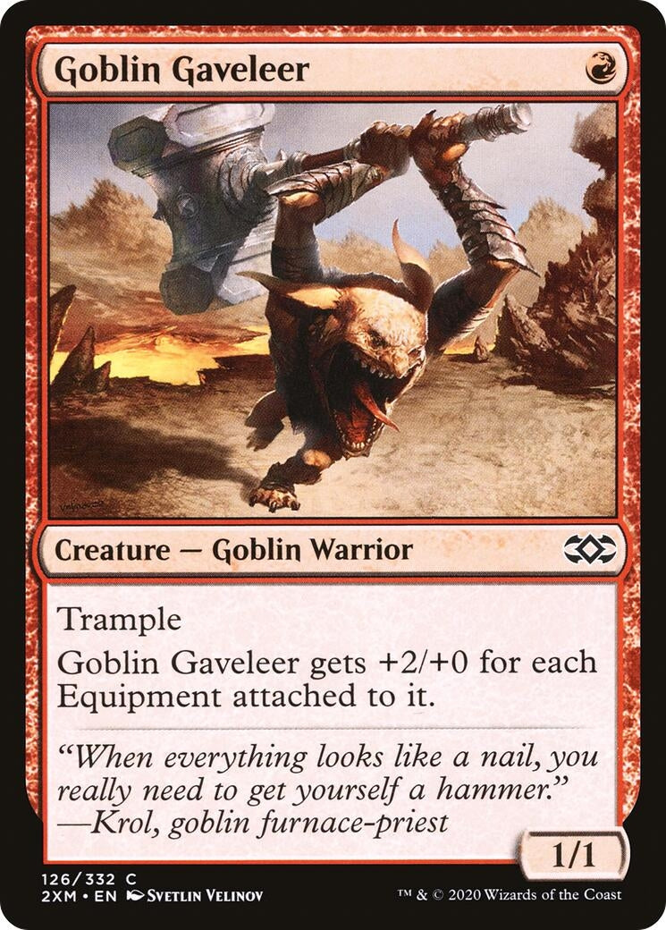 Image for Goblin Gaveleer (126) (Double Masters) - Magic: The Gathering