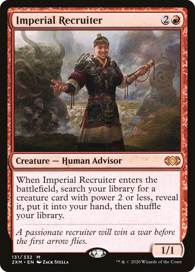 Image for Imperial Recruiter (131) (Double Masters) - Magic: The Gathering