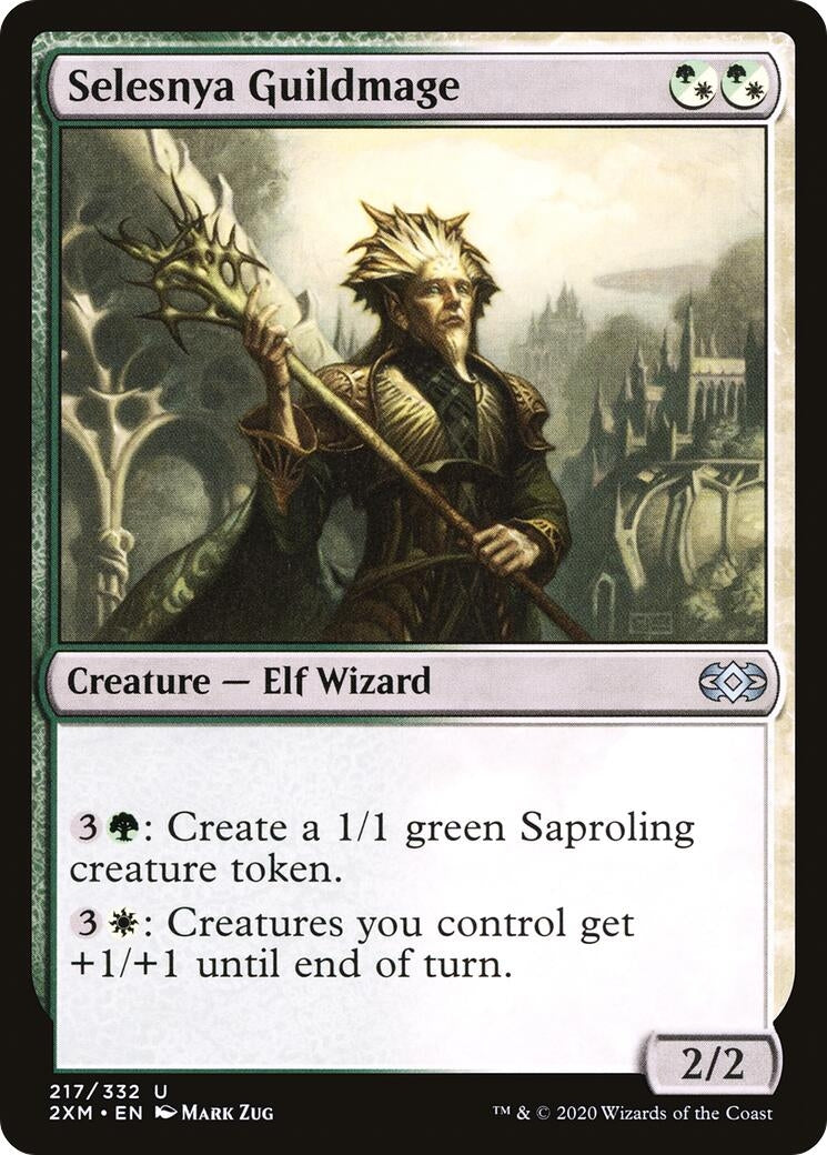Image for Selesnya Guildmage (217) (Double Masters) - Magic: The Gathering