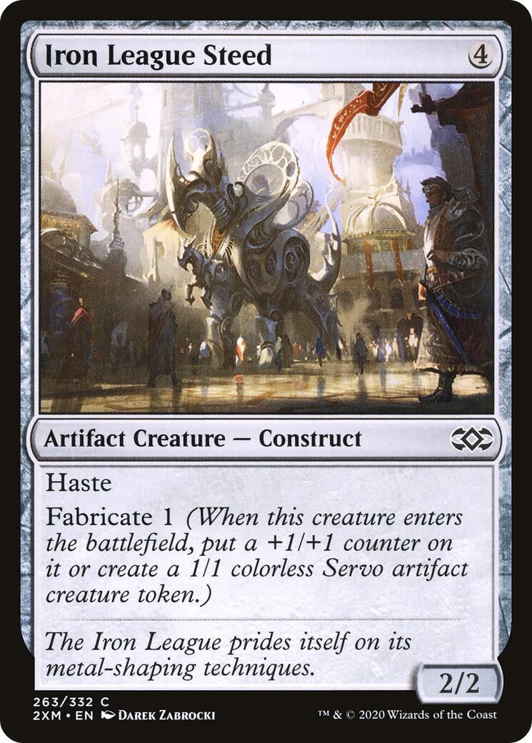 Image for Iron League Steed (263) (Double Masters) - Magic: The Gathering