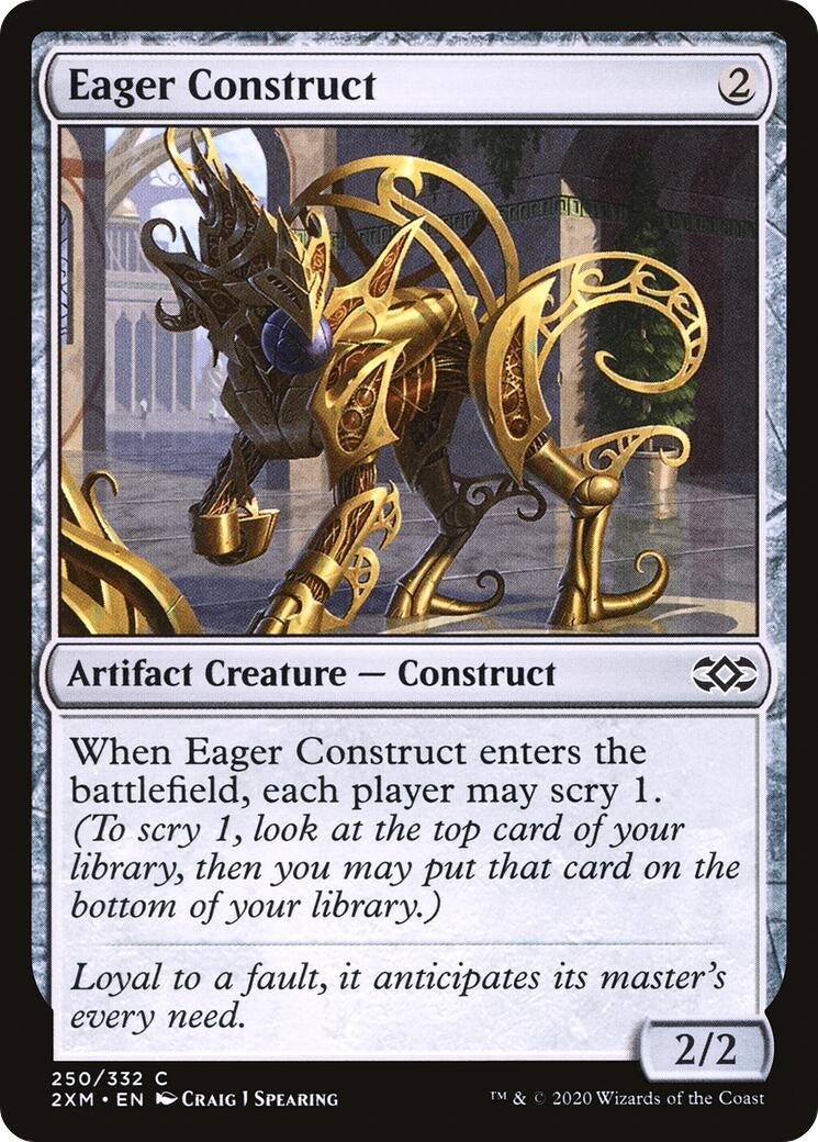 Image for Eager Construct (250) (Double Masters) - Magic: The Gathering