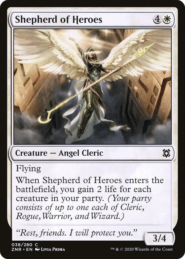 Image for Shepherd of Heroes (38) (Zendikar Rising) - Magic: The Gathering