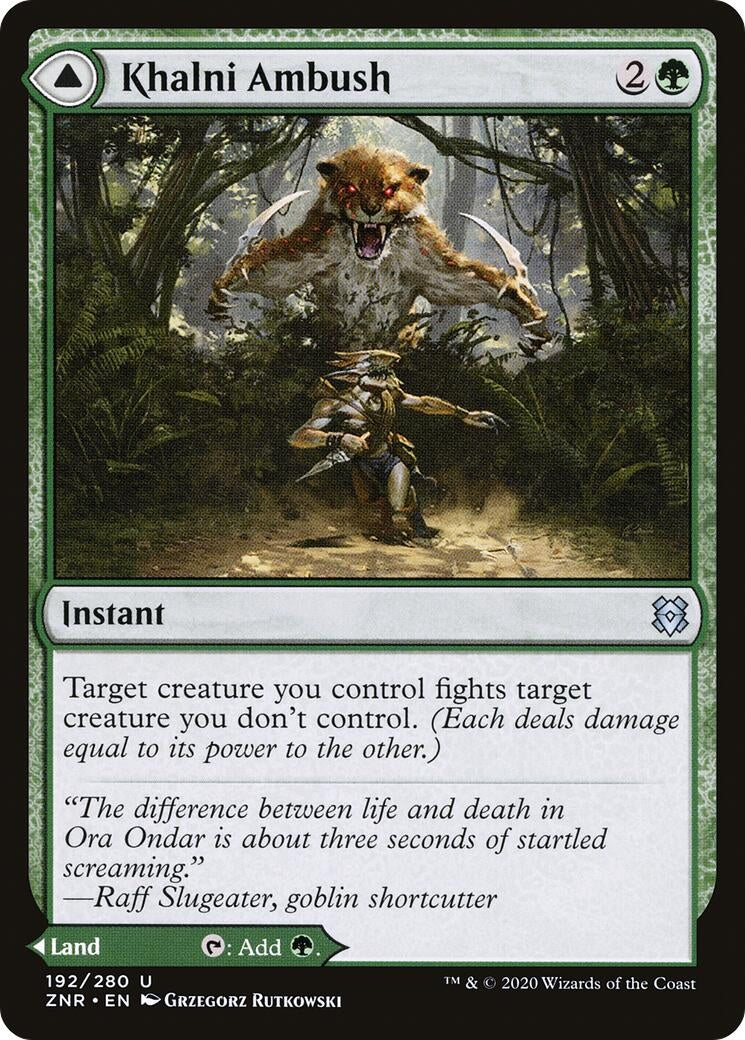Image for Khalni Ambush (192) (Zendikar Rising) - Magic: The Gathering