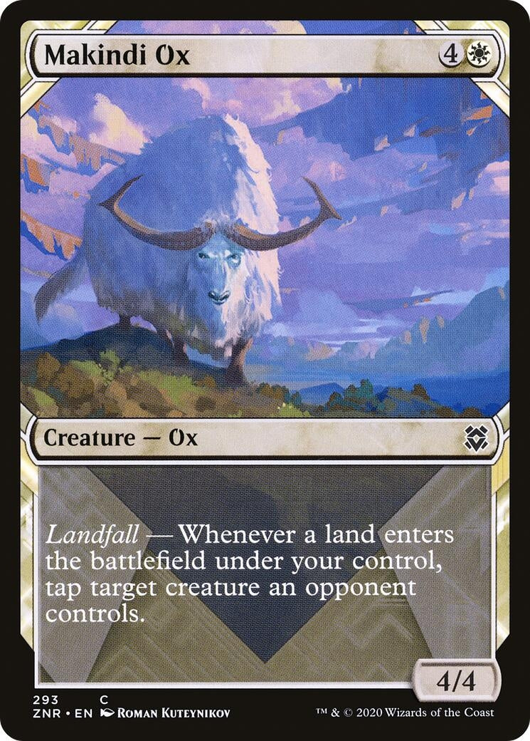 Image for Makindi Ox (Showcase) (293) (Zendikar Rising) - Magic: The Gathering