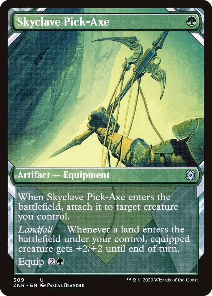 Skyclave Pick-Axe (Showcase) (309) (Zendikar Rising)