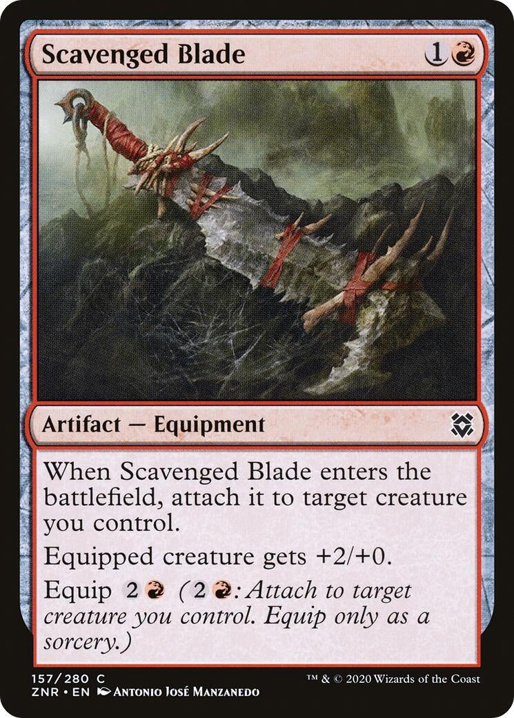 Image for Scavenged Blade (157) (Zendikar Rising) - Magic: The Gathering
