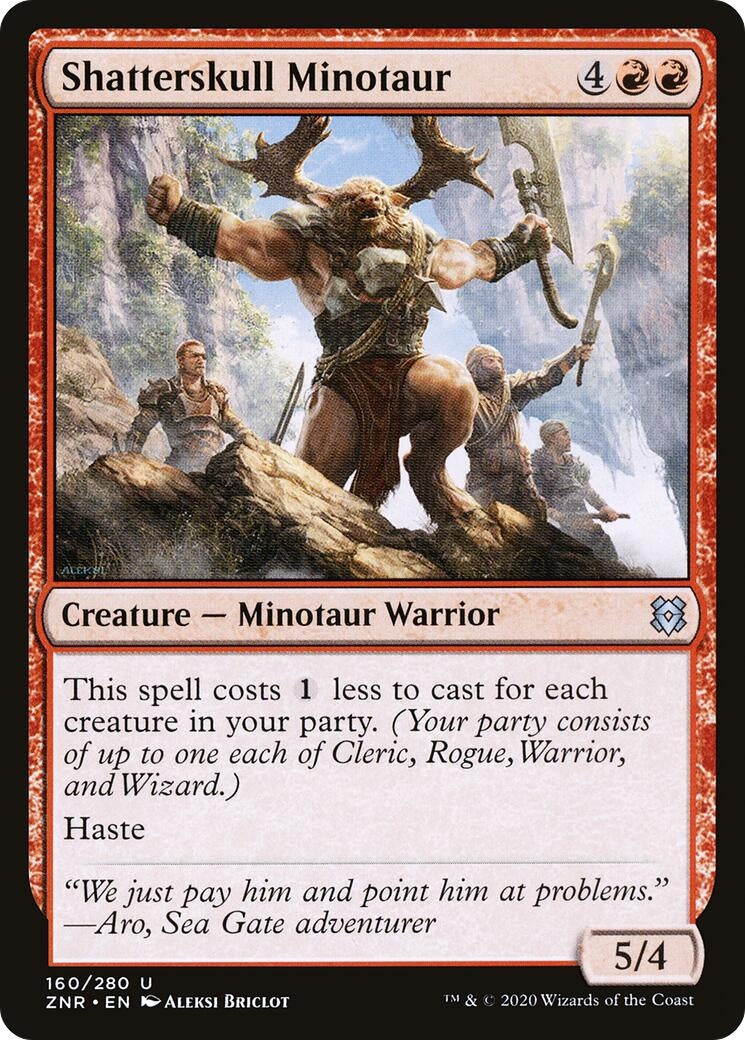Shatterskull Minotaur (160) (Zendikar Rising)