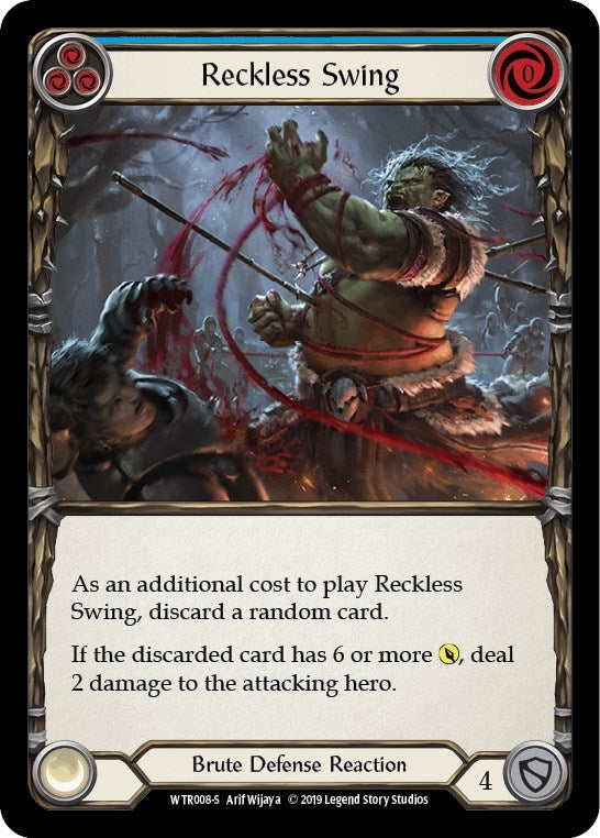 Image for Reckless Swing (WTR008) (Welcome to Rathe) - Flesh and Blood TCG