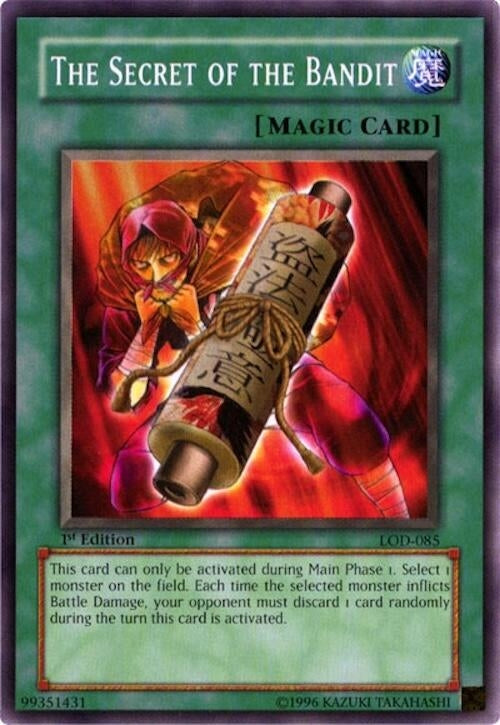 Image for The Secret of the Bandit (LOD-085) (Legacy of Darkness) - YuGiOh