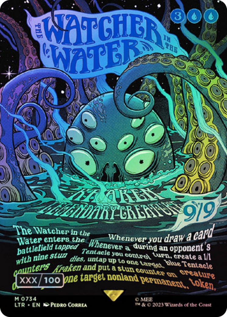 The Watcher in the Water (Borderless Poster) (Serial Numbered) (734) (LTR)