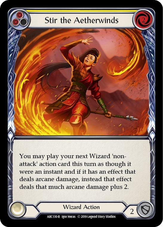 Stir the Aetherwinds (Yellow) (ARC130) (Arcane Rising)