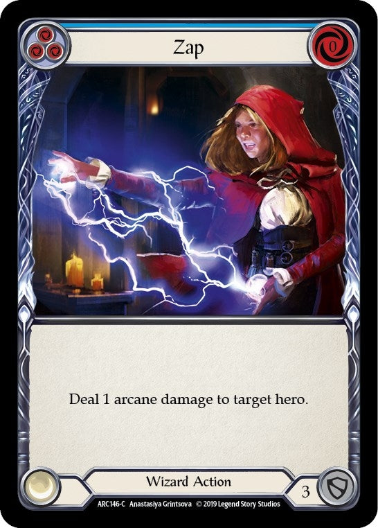 Image for Zap (Blue) (ARC146) (Arcane Rising) - Flesh and Blood TCG