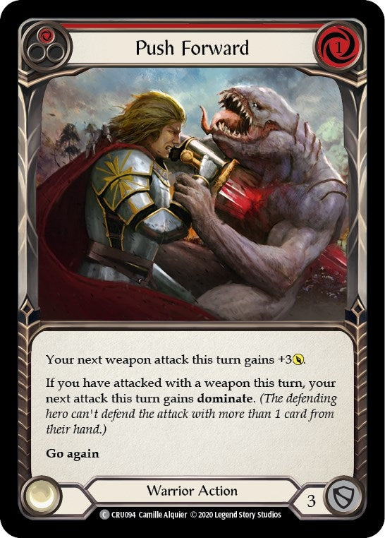 Push Forward (Red) (CRU094) (Crucible of War)