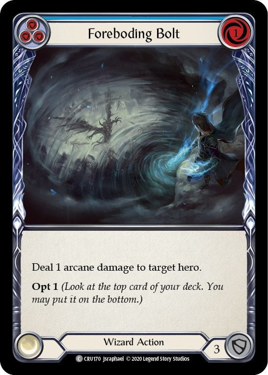 Foreboding Bolt (Blue) (CRU170) (Crucible of War)