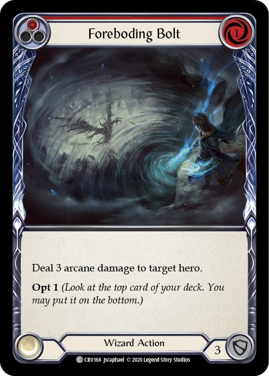 Foreboding Bolt (Red) (CRU168) (Crucible of War)