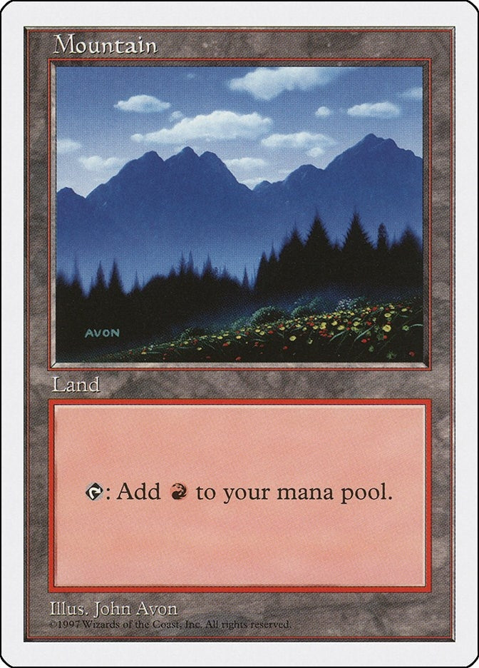 Image for Mountain (445) (445) (Fifth Edition) - Magic: The Gathering
