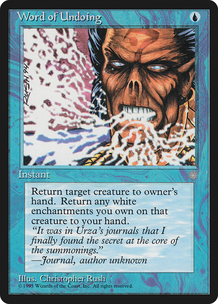 Word of Undoing (ICE)