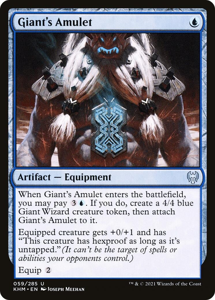 Image for Giant's Amulet (59) (Kaldheim) - Magic: The Gathering