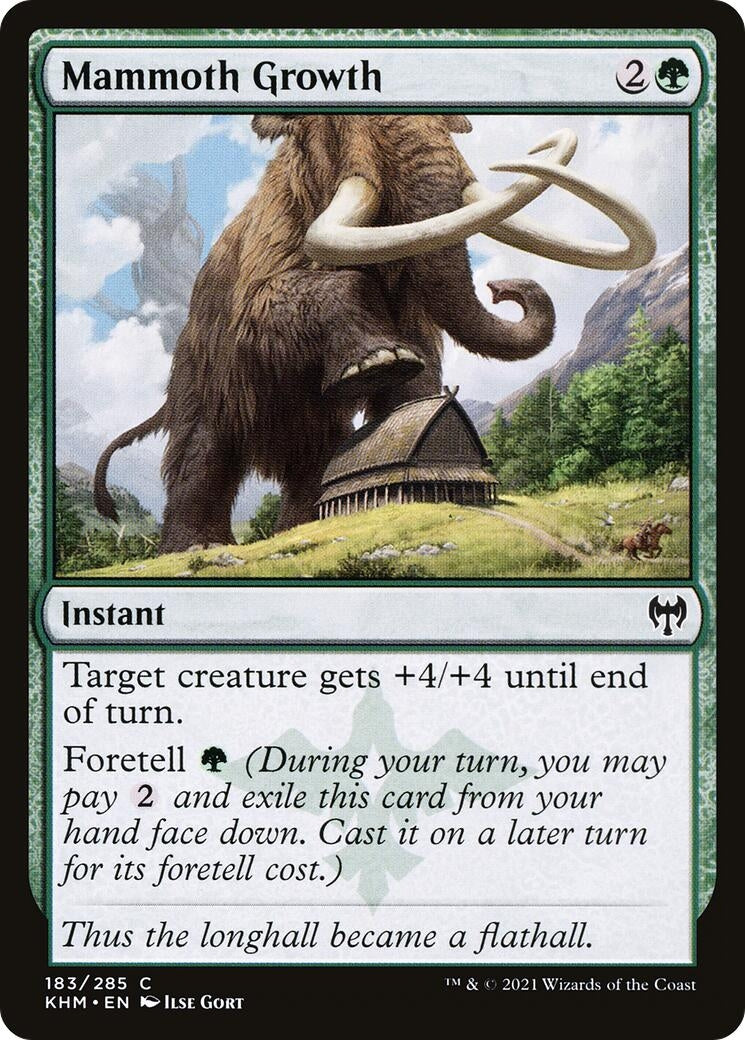 Mammoth Growth (183) (Kaldheim)