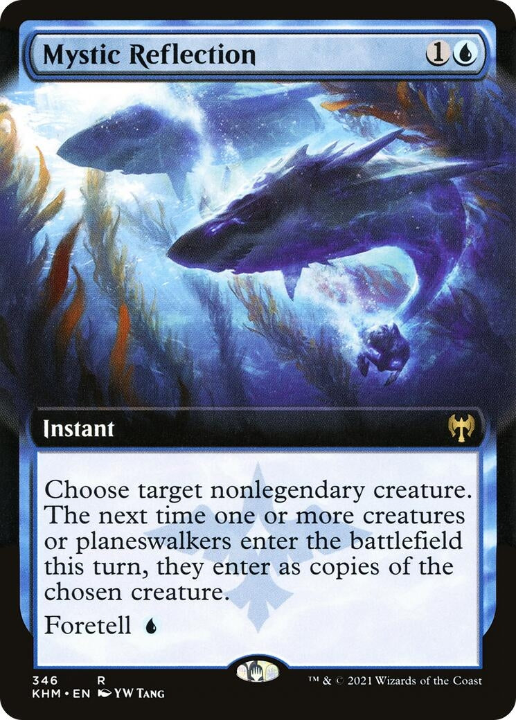 Image for Mystic Reflection (Extended Art) (346) (Kaldheim) - Magic: The Gathering