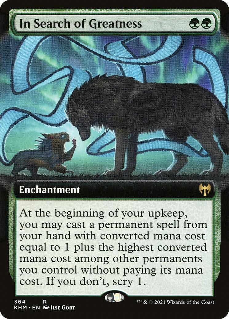 Image for In Search of Greatness (Extended Art) (364) (Kaldheim) - Magic: The Gathering