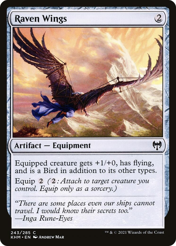 Raven Wings (243) (Kaldheim)