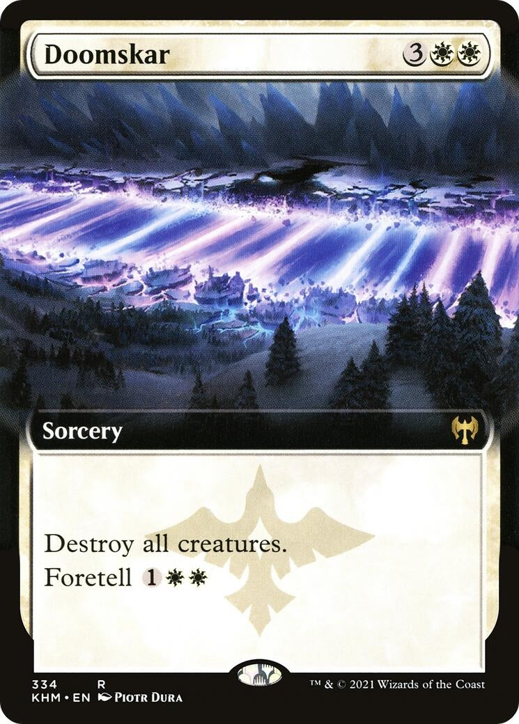 Image for Doomskar (Extended Art) (334) (Kaldheim) - Magic: The Gathering