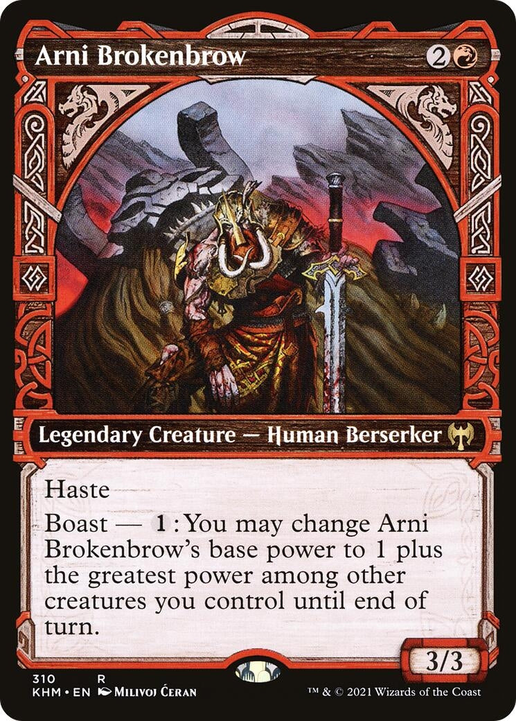 Arni Brokenbrow (Showcase) (310) (Kaldheim)