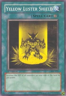 Image for Yellow Luster Shield (IOC-037) (Invasion of Chaos) - YuGiOh