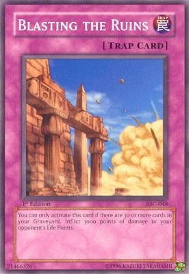 Image for Blasting the Ruins (IOC-048) (Invasion of Chaos) - YuGiOh