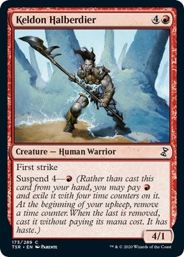 Image for Keldon Halberdier (173) (Time Spiral: Remastered) - Magic: The Gathering