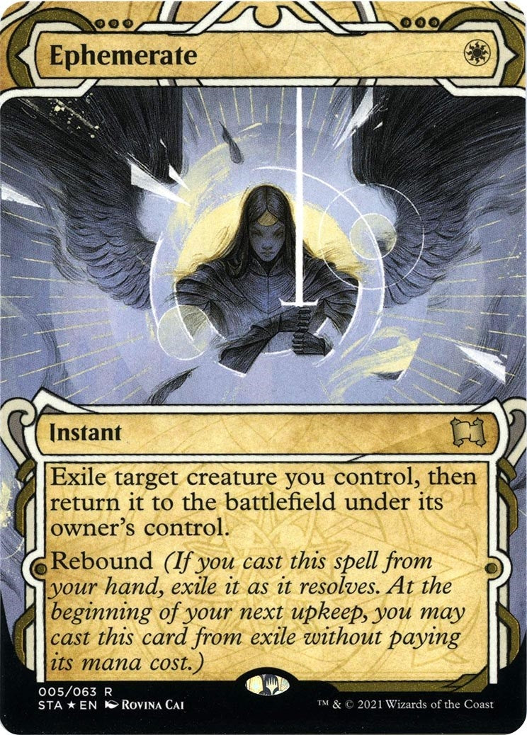 Ephemerate (Foil Etched) (5) (Strixhaven: Mystical Archives)
