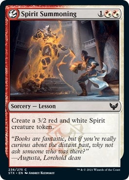 Image for Spirit Summoning (236) (Strixhaven: School of Mages) - Magic: The Gathering