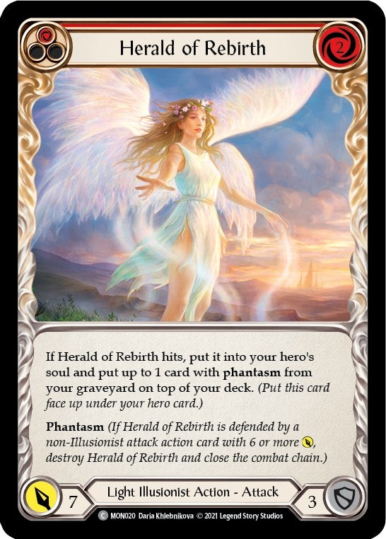 Herald of Rebirth (Red) (MON020) (Monarch)