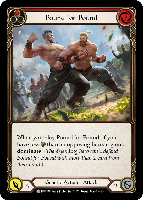 Pound for Pound (Red) (MON278) (Monarch)