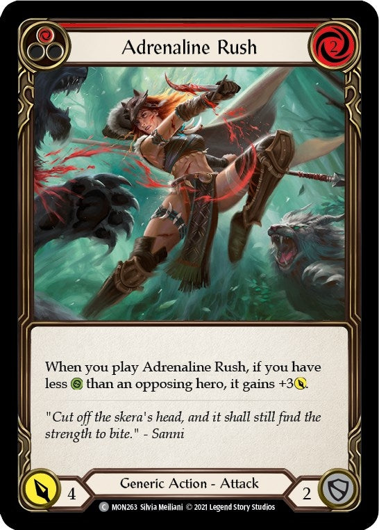 Adrenaline Rush (Red) (MON263) (Monarch)