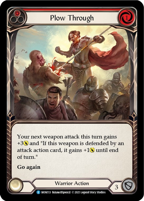 Plow Through (Red) (MON113) (Monarch)