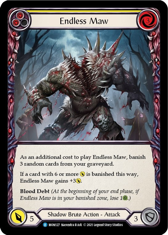Endless Maw (Yellow) (MON127) (Monarch)