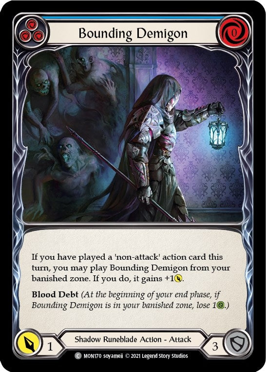 Bounding Demigon (Blue) (MON170) (Monarch)