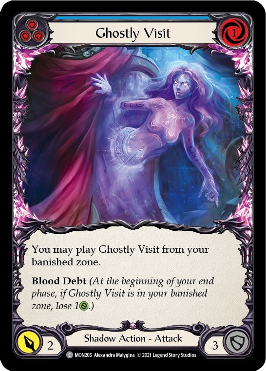 Ghostly Visit (Blue) (MON205) (Monarch)