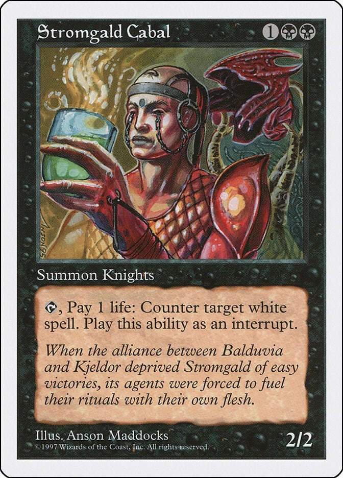 Image for Stromgald Cabal (Fifth Edition) - Magic: The Gathering