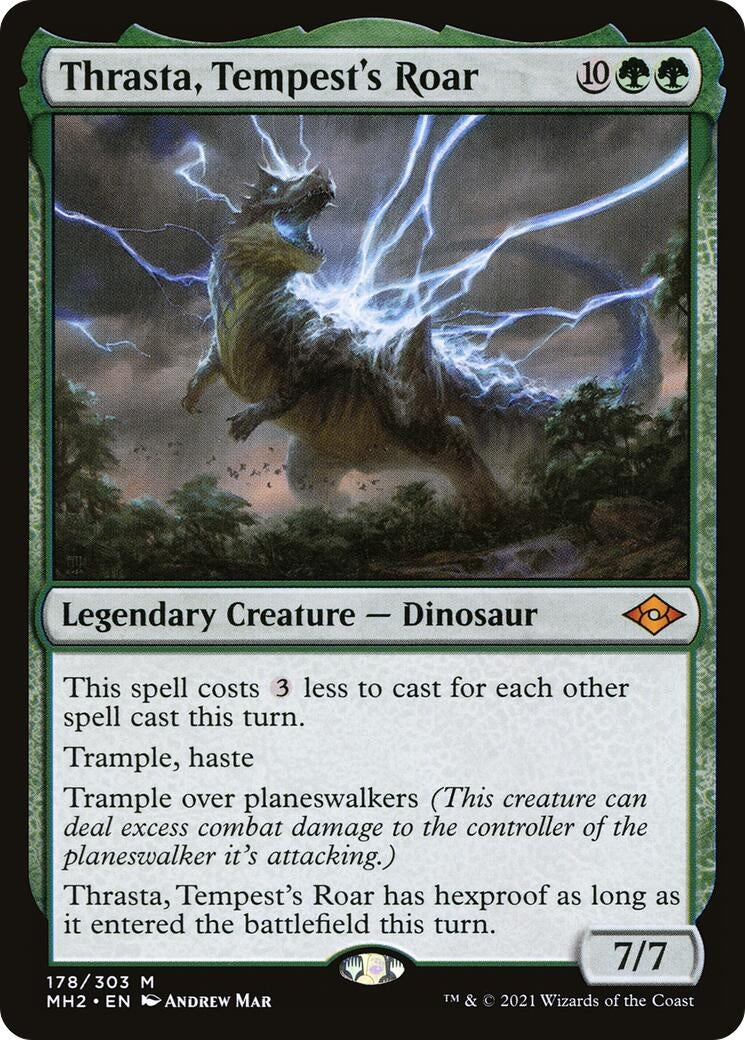 Thrasta, Tempest's Roar (178) (Modern Horizons 2)