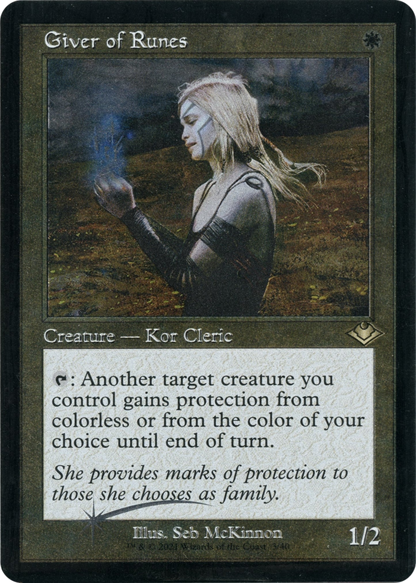 Giver of Runes (Retro Frame) (Foil Etched) (3) (Modern Horizons)