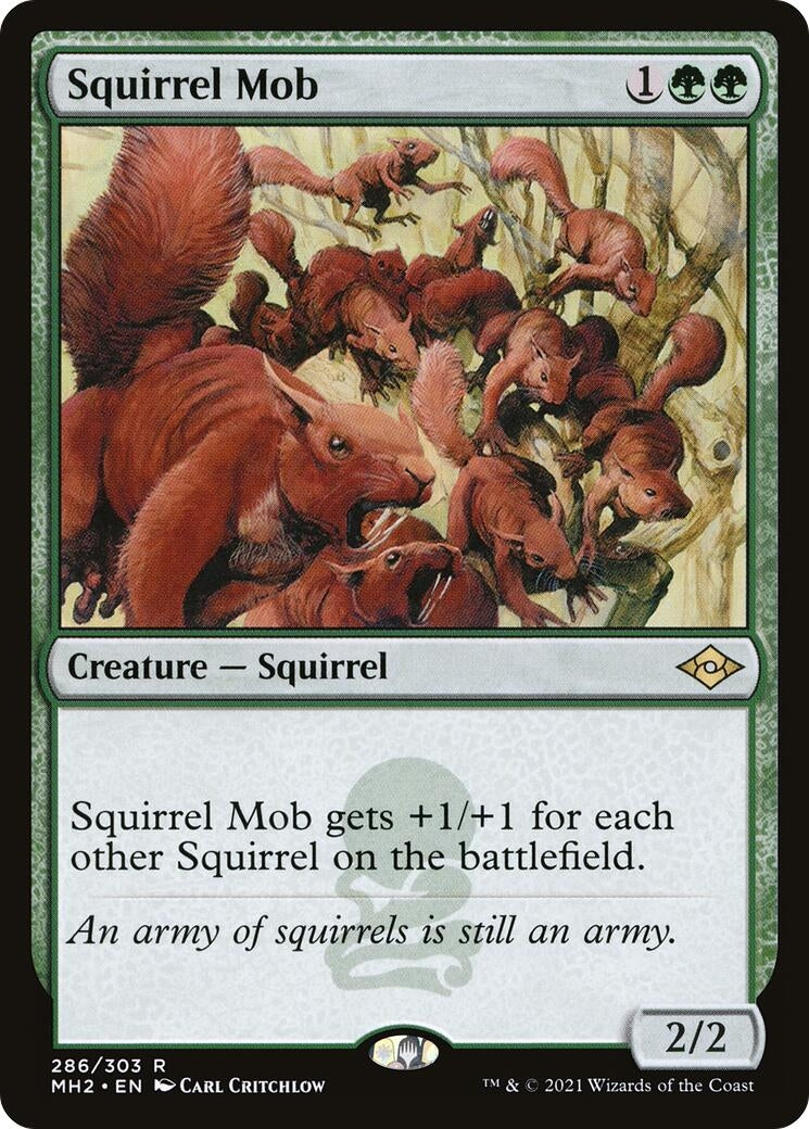 Image for Squirrel Mob (286) (Modern Horizons 2) - Magic: The Gathering